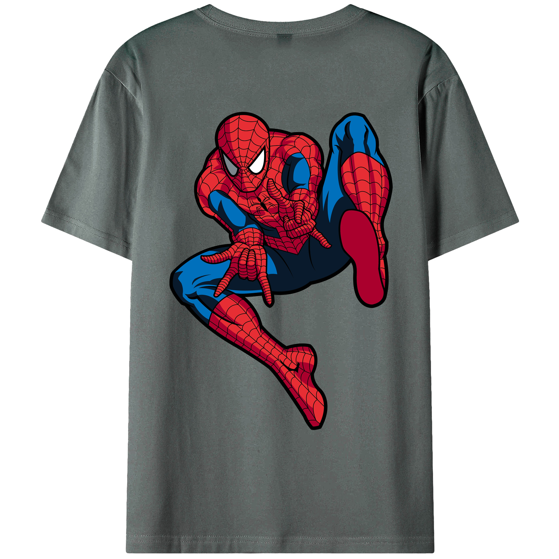 （画像用） アベンジャーズ The Avengers 綿100％ メンズ半袖Tシャツ（バックプリント） 通気性